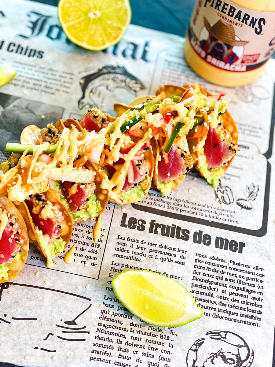 WON TON TACOS – Les sauces Firebarns