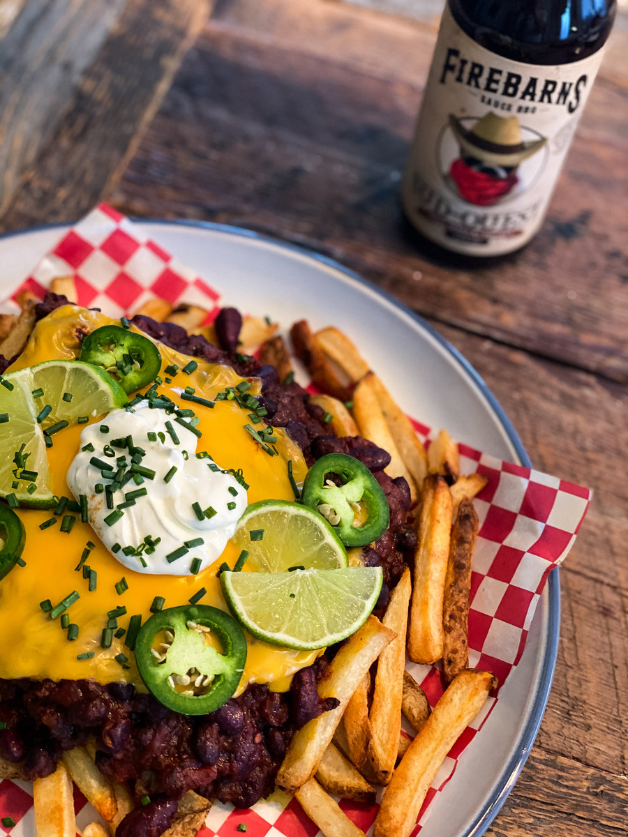 RECIPE FOR "CHILI CHEESE FRIES" FROM THE BARNITO CALIENTE – Les sauces Firebarns