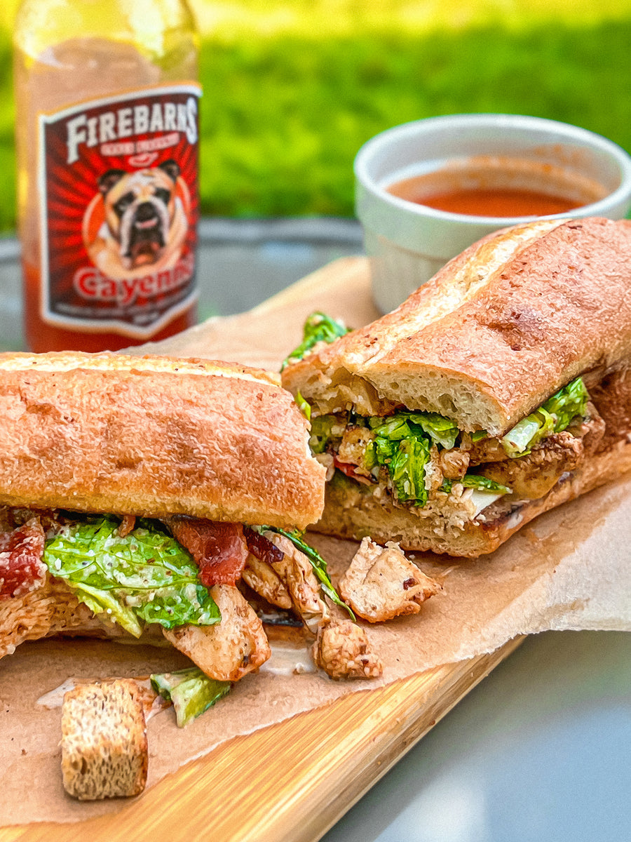 Buffalo Chicken & Caesar Salad Sandwich – Les sauces Firebarns