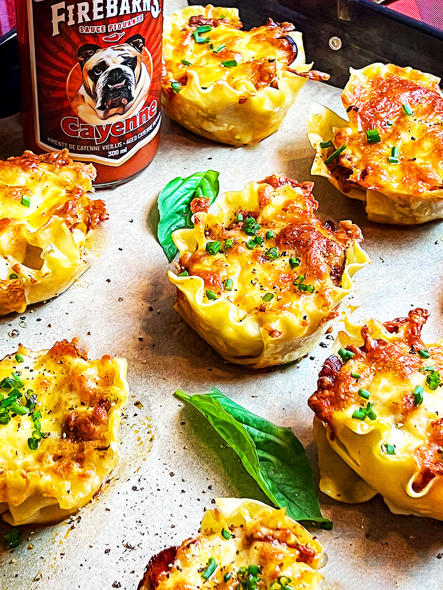 LASAGNA CUPCAKES – Les sauces Firebarns