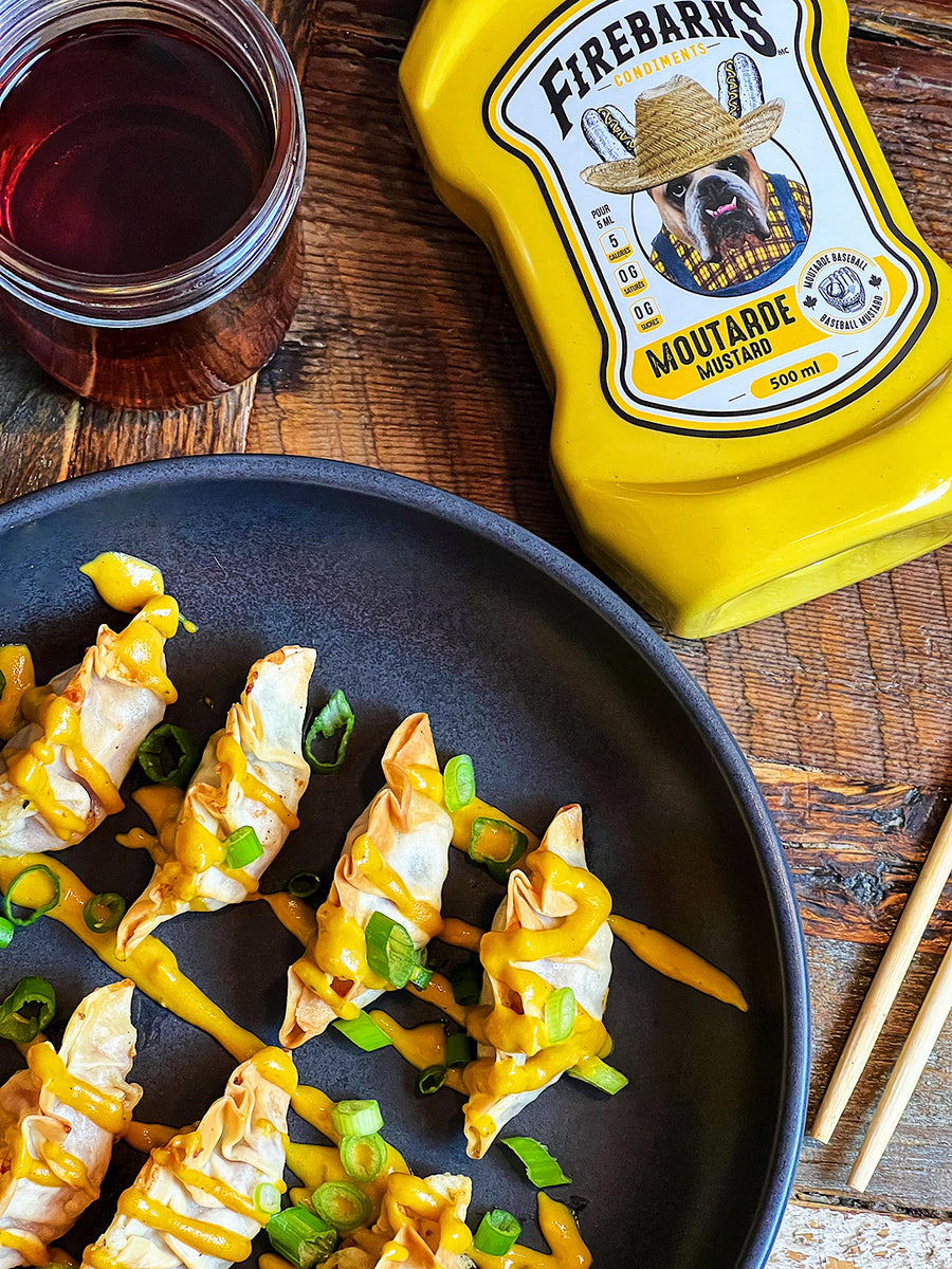 SMOKED MEAT AND MAPLE MUSTARD DUMPLINGS – Les sauces Firebarns