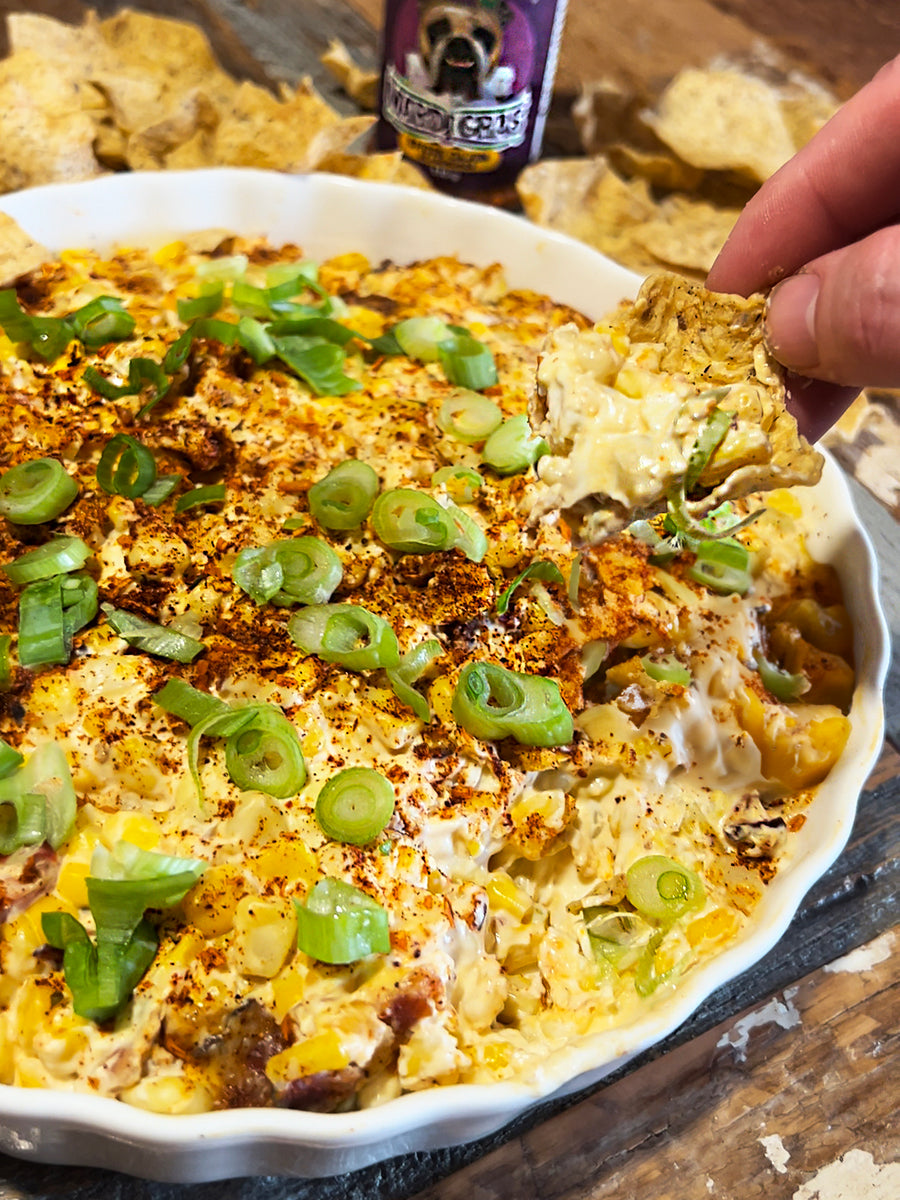 Cajun Corn & Bacon Cheese Dip – Les sauces Firebarns