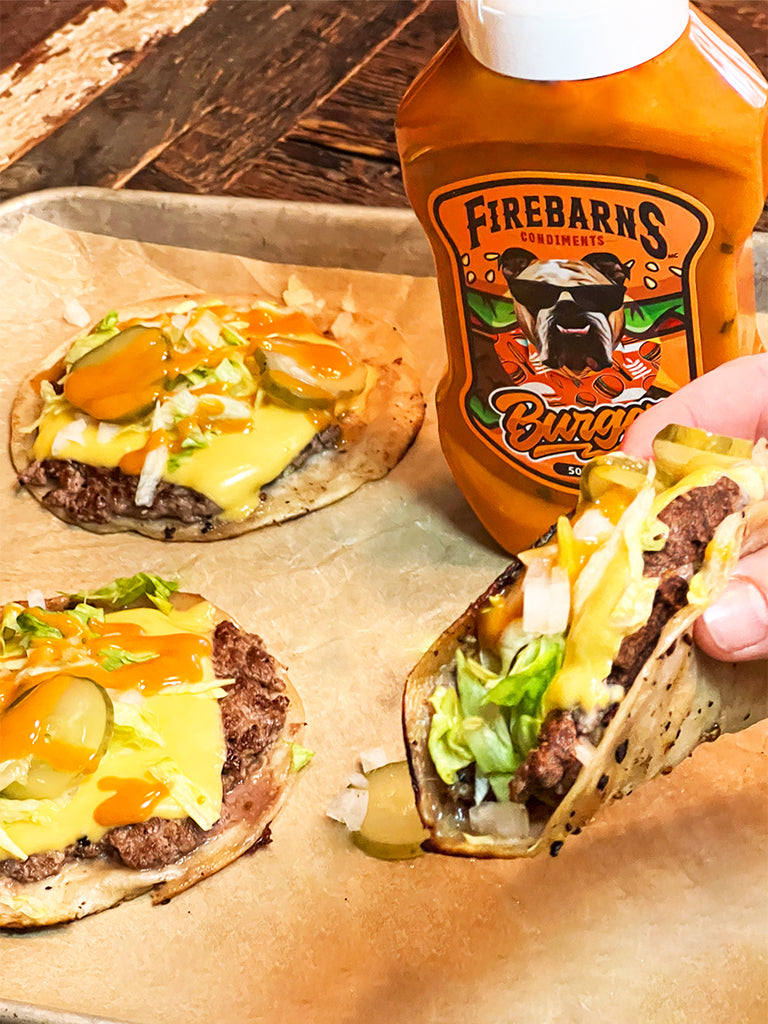 Fire Ranch Tacos Big Barns Smashburger Tacos – Les sauces Firebarns