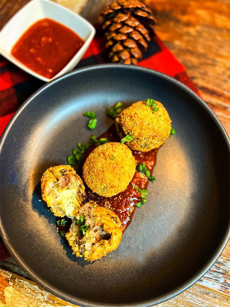 bouchées fondue chinoise sauce du diable ketchup sriracha firebarns