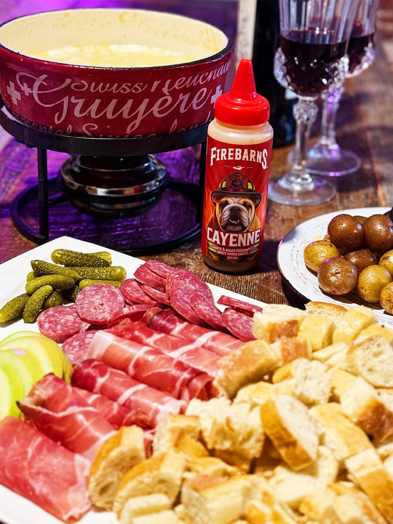 fondue fromage cajun sauce piquante cayenne