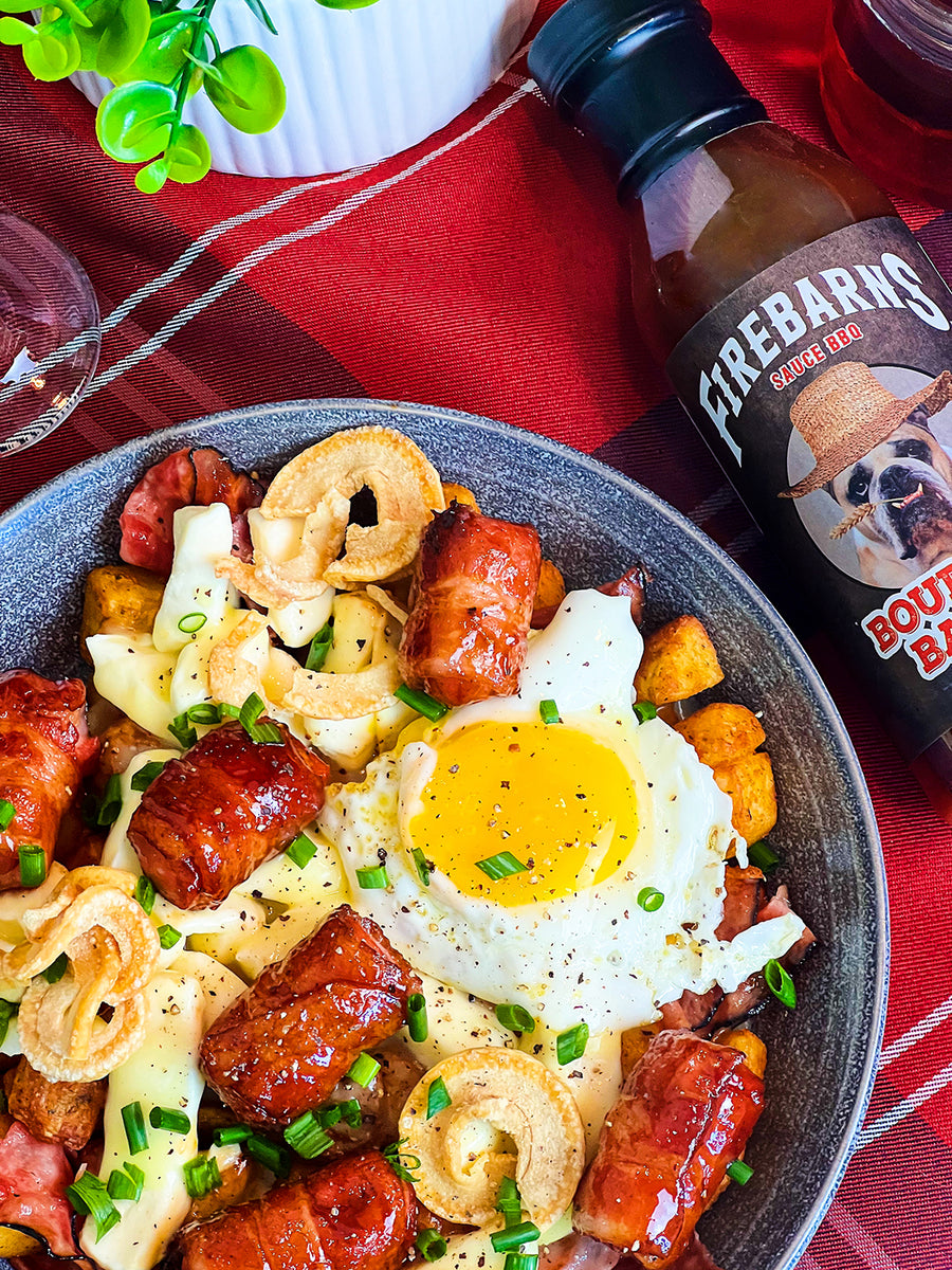 SUGAR SHACK BREAKFAST POUTINE Les sauces Firebarns