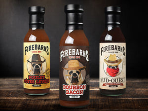 Trio de sauces piquantes Firebarns – Les sauces Firebarns