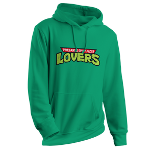 Hoodie «Spicy Pizza Lovers» Vert - Les sauces Firebarns