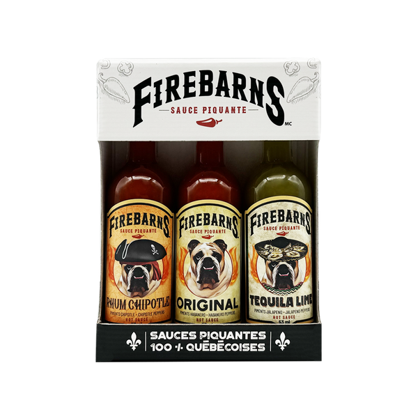 TRIO FIREBARNS - Les sauces Firebarns