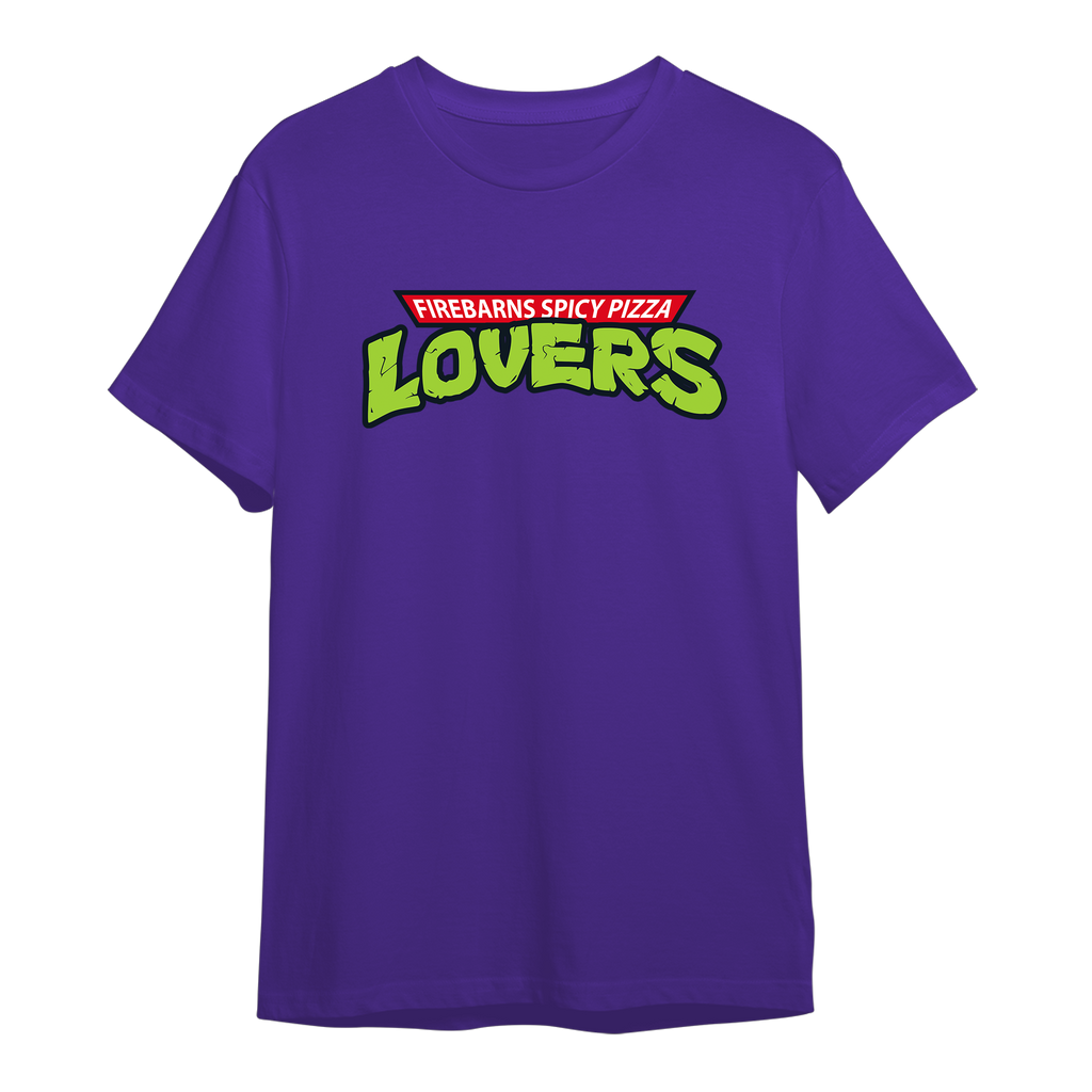 T-Shirt «Spicy Pizza Lovers» Mauve - Les sauces Firebarns