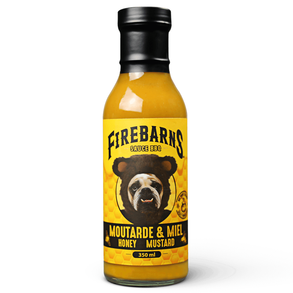 FIREBARNS MOUTARDE & MIEL 350ML - Les sauces Firebarns